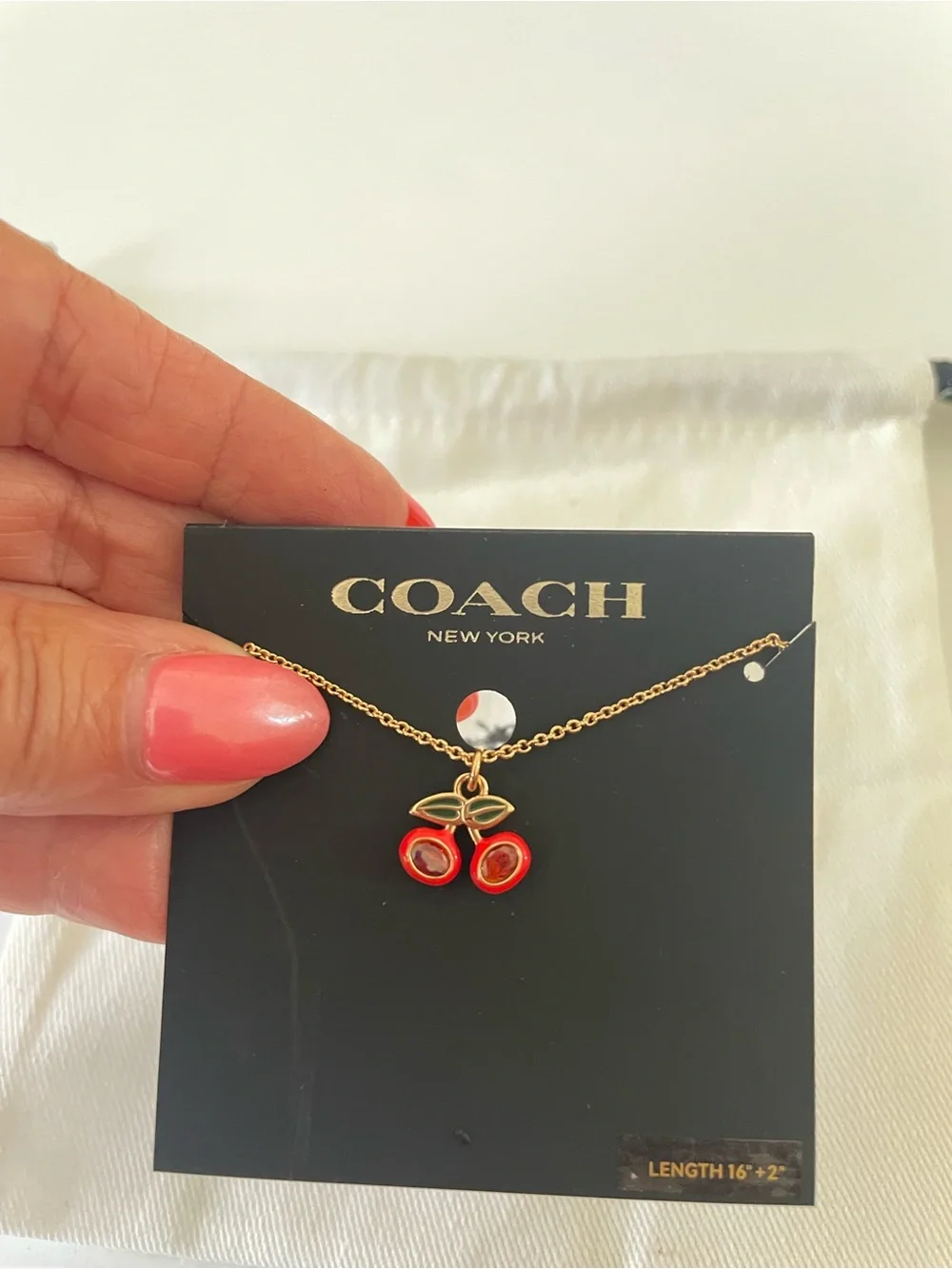Coach gold tone